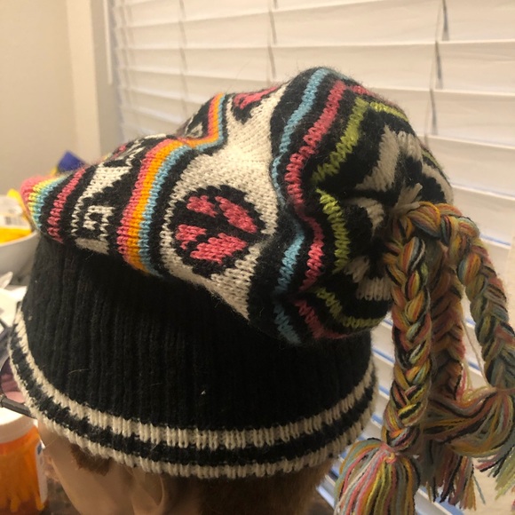 Place Bernie Womens Multi Color Knitting Warm Winter Hats Size 7/8 - Picture 9 of 9